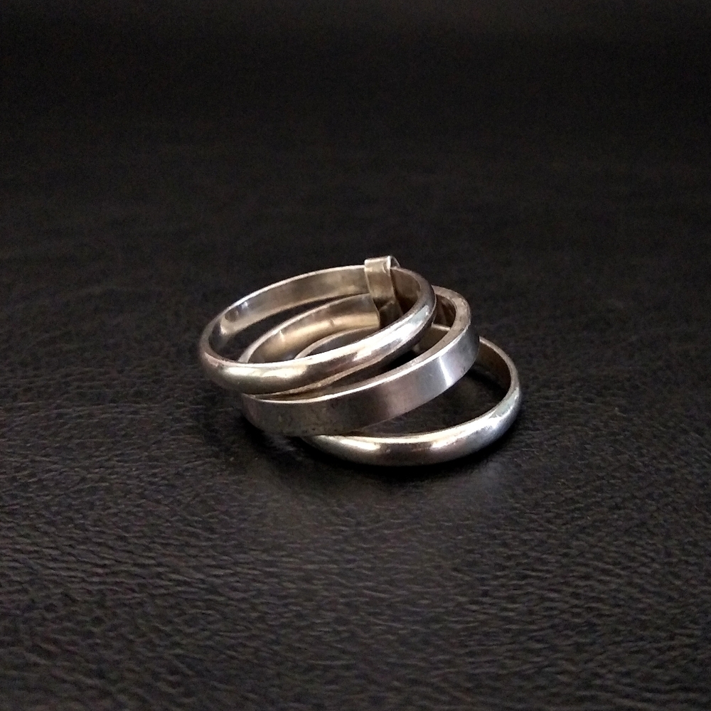 Mexico925 Multiband Ring Size 9 - image 2